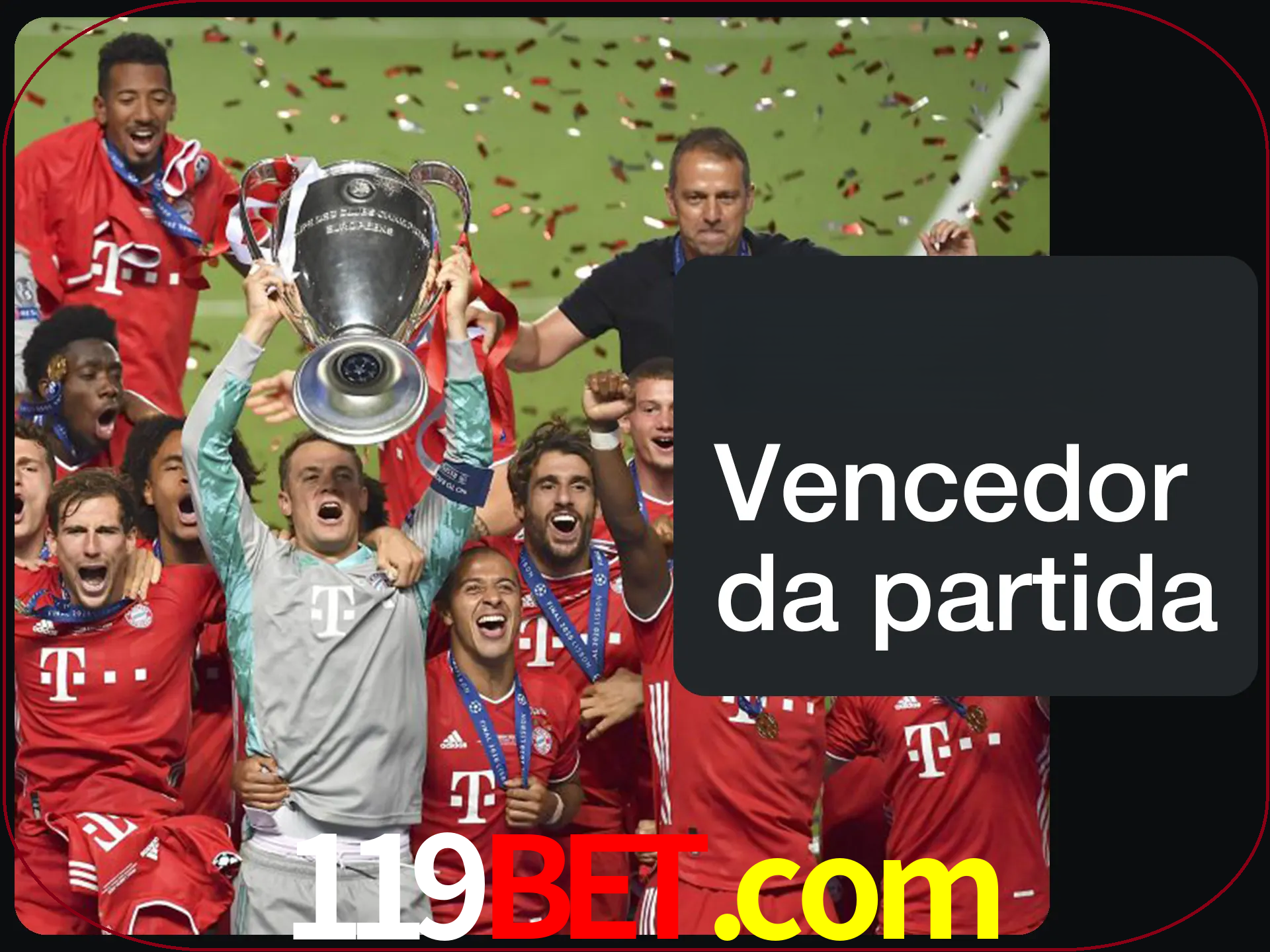 Aposte no vencedor e ganhe uma grande quantia de dinheiro.